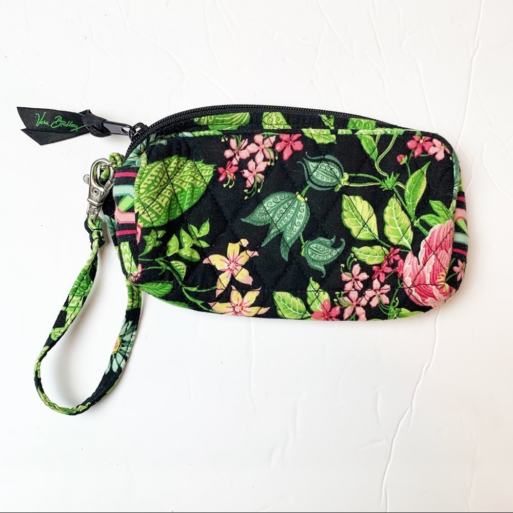 Vera Bradley | Retired Botanica Pattern Zip Wristlet